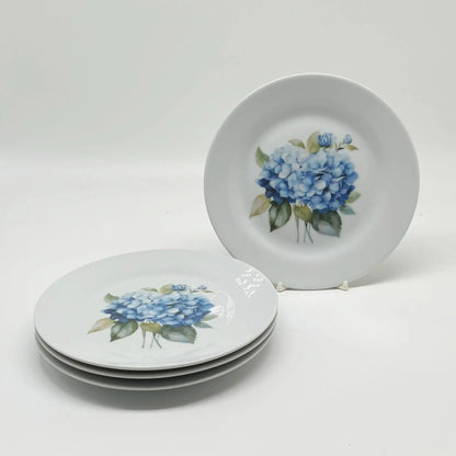Blue Hydrangea Salad Plate - 7 1/2" | Blue Floral Decor | Spring Tableware Jane & Lizzee