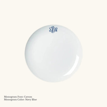 Chic Bread & Butter Plate, 6 1/4" - Custom Monogram Faust Heirlooms