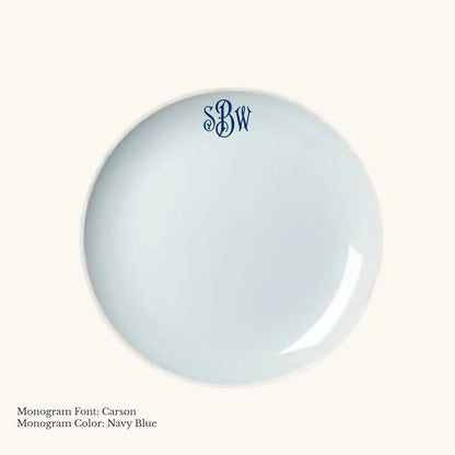 Chic Dessert/Salad Plate, 7 3/4" - Custom Monogram Faust Heirlooms