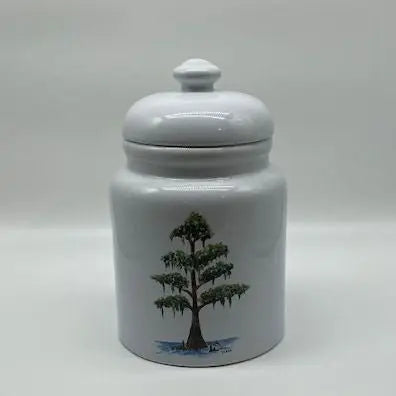 Cypress Tree Cookie Jar, 9"