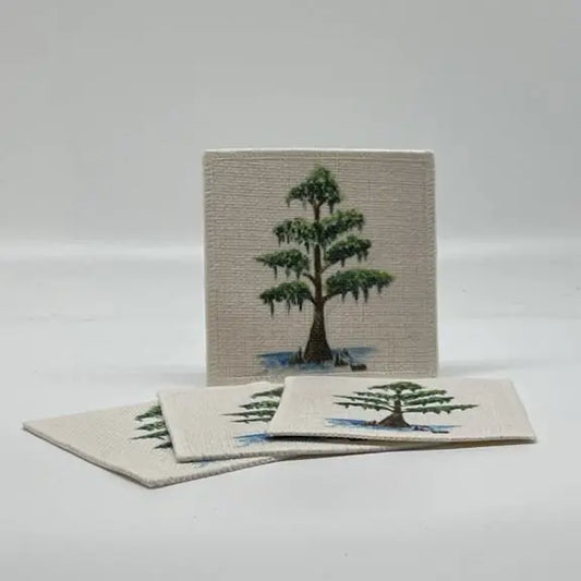 Cypress Tree Coaster Set