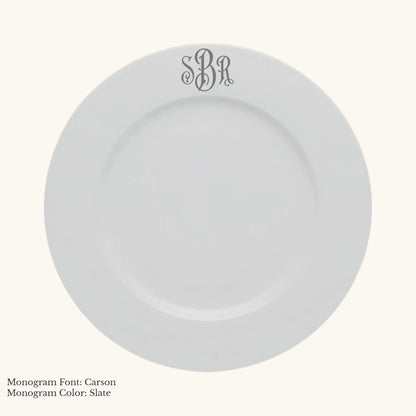 Divine Charger, 12 1/2" - Custom Monogram Faust Heirlooms