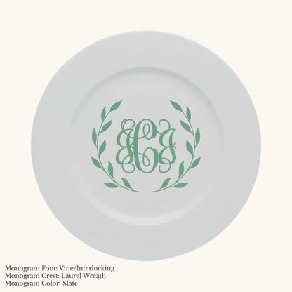 Divine Charger, 12 1/2" - Custom Monogram Faust Heirlooms