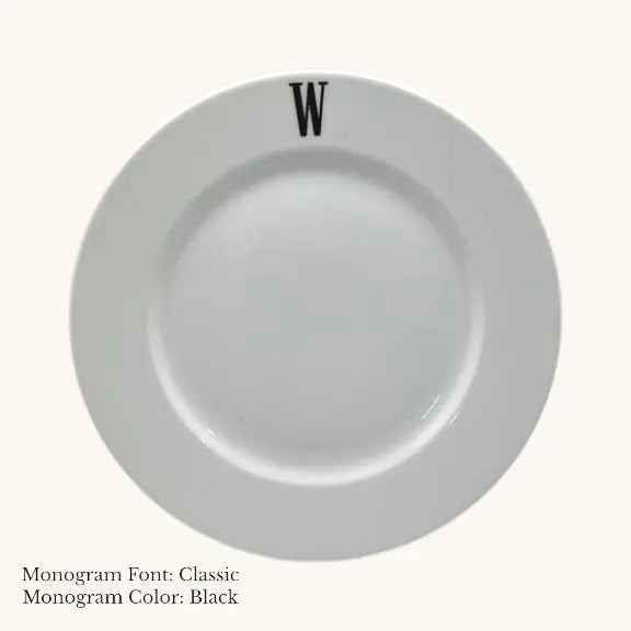 Divine Dinner Plate, 10 1/2" - Custom Monogram Jane & Lizzee