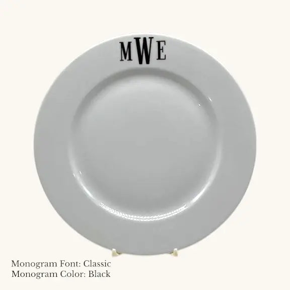 Divine Salad Plate, 8 3/8" - Custom Monogram Faust Heirlooms