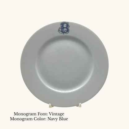 Divine Salad Plate, 8 3/8" - Custom Monogram Faust Heirlooms