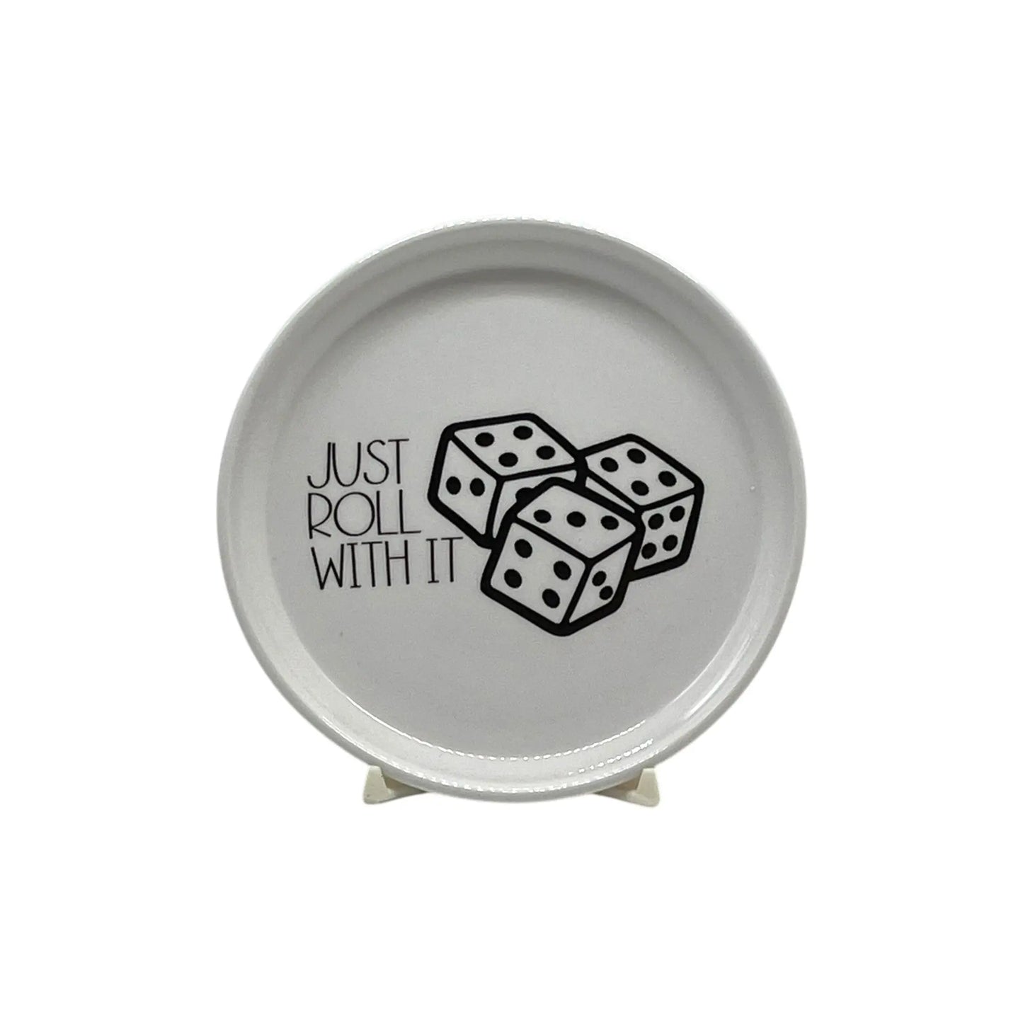 Just Roll with It! Dice Anything Dish, 5" Jane & Lizzee