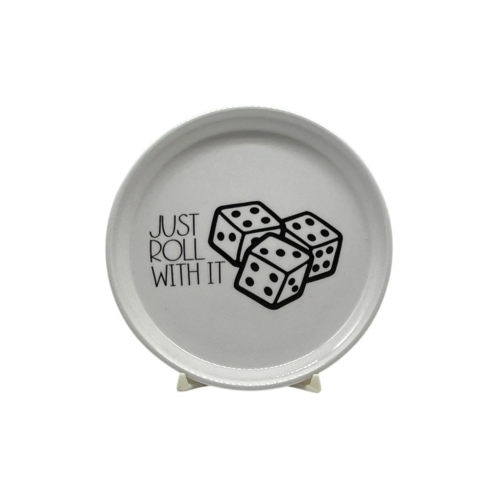 Just Roll with It! Dice Anything Dish, 5" Jane & Lizzee