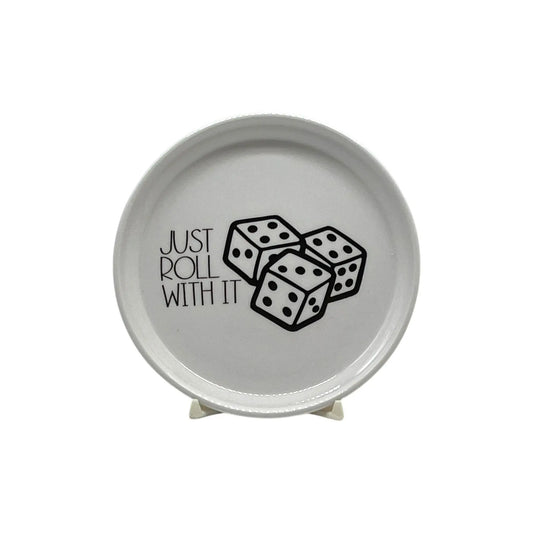 Just Roll with It! Dice Anything Dish, 5" Jane & Lizzee
