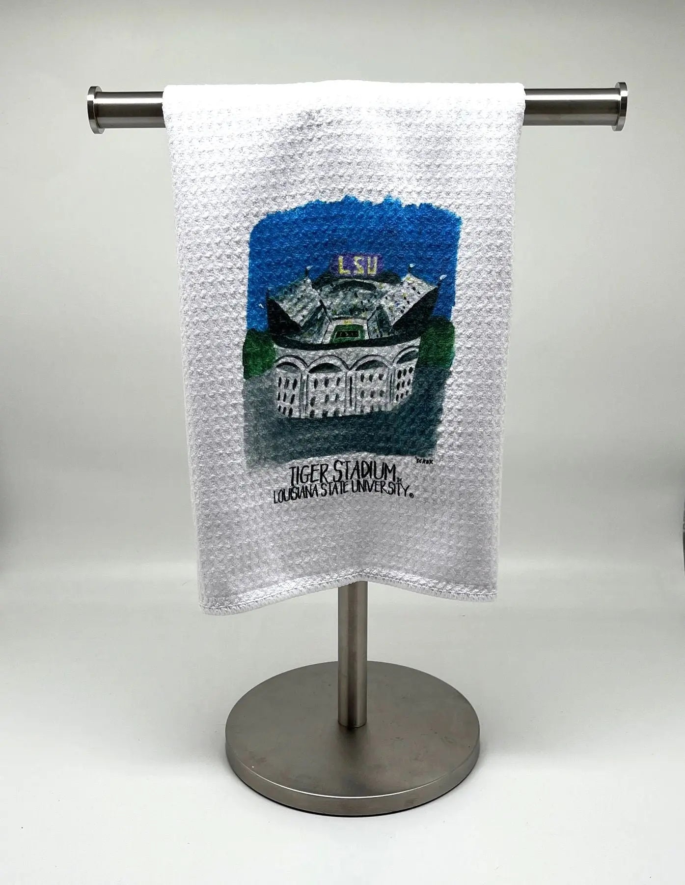LSU Tiger Stadium Kitchen Towel