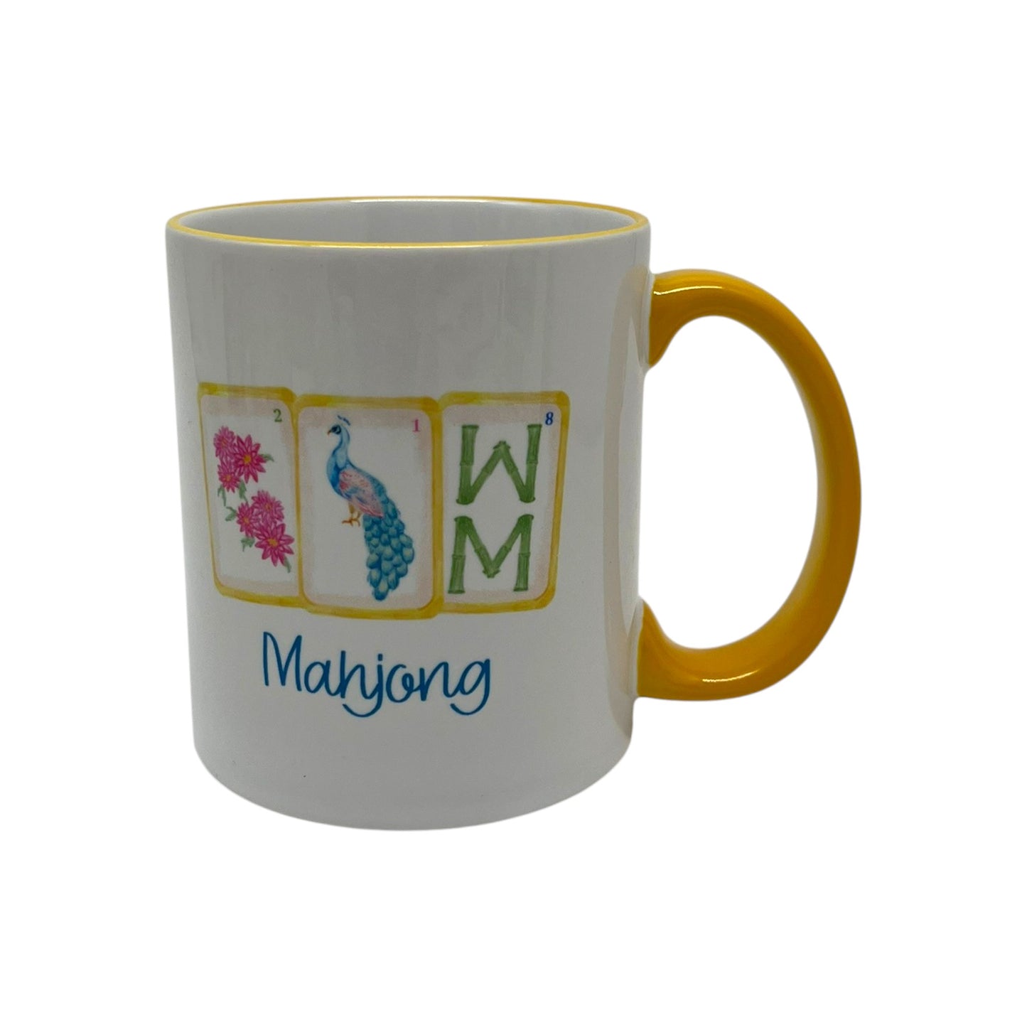 Petals & Plumes Mahjong Mug, 11 oz.