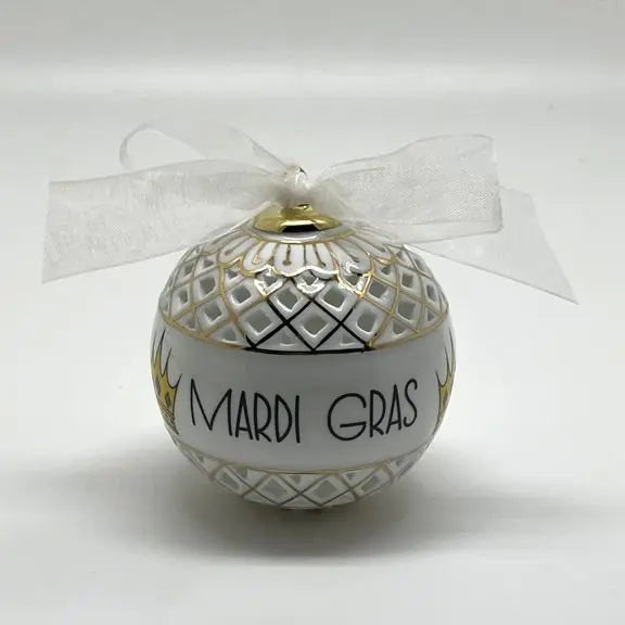 Mardi Gras Ornament Jane & Lizzee