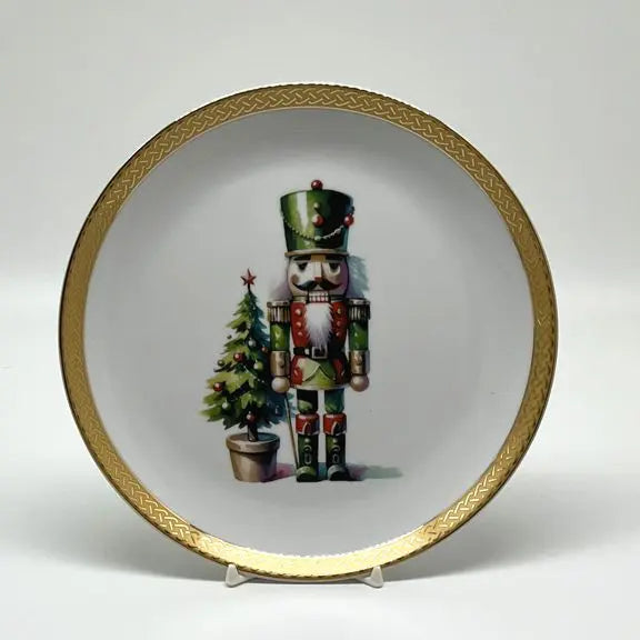 Nutcracker Porcelain Plate, 8" Jane & Lizzee