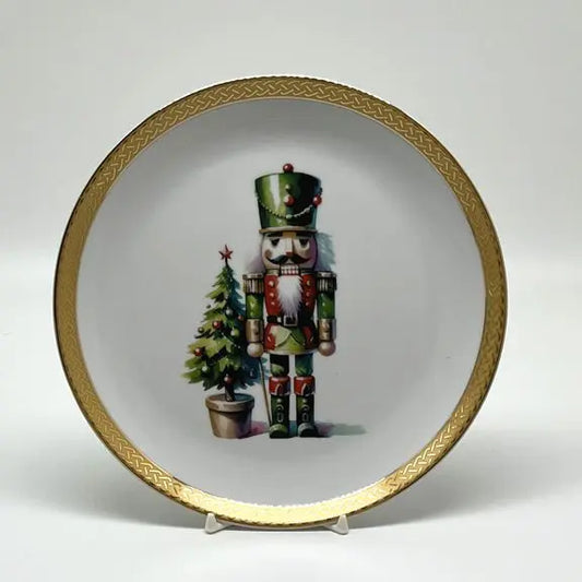 Nutcracker Porcelain Plate, 8" Jane & Lizzee