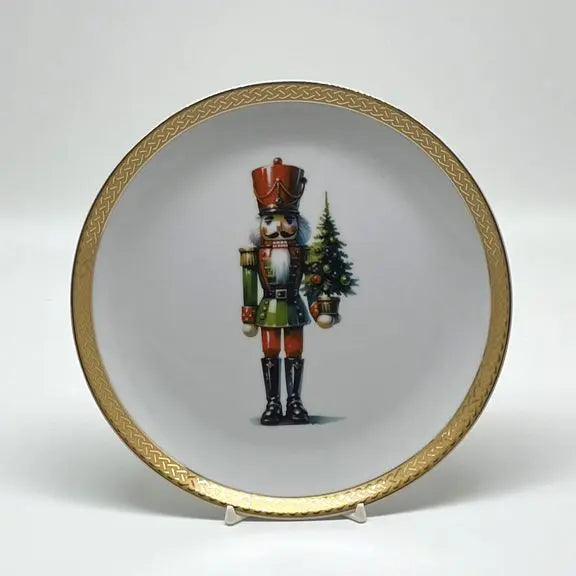 Nutcracker Porcelain Plate, 8" Jane & Lizzee