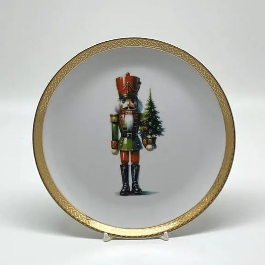 Nutcracker Porcelain Plate, 8" Jane & Lizzee