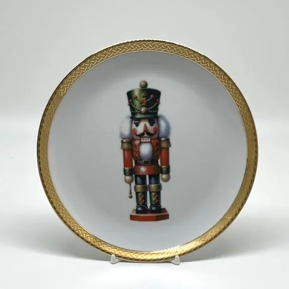 Nutcracker Porcelain Plate, 8" Jane & Lizzee