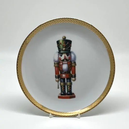 Nutcracker Porcelain Plate, 8" Jane & Lizzee