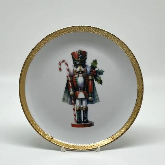 Nutcracker Porcelain Plate, 8" Jane & Lizzee