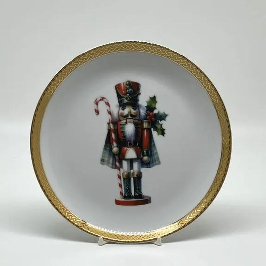 Nutcracker Porcelain Plate, 8" Jane & Lizzee
