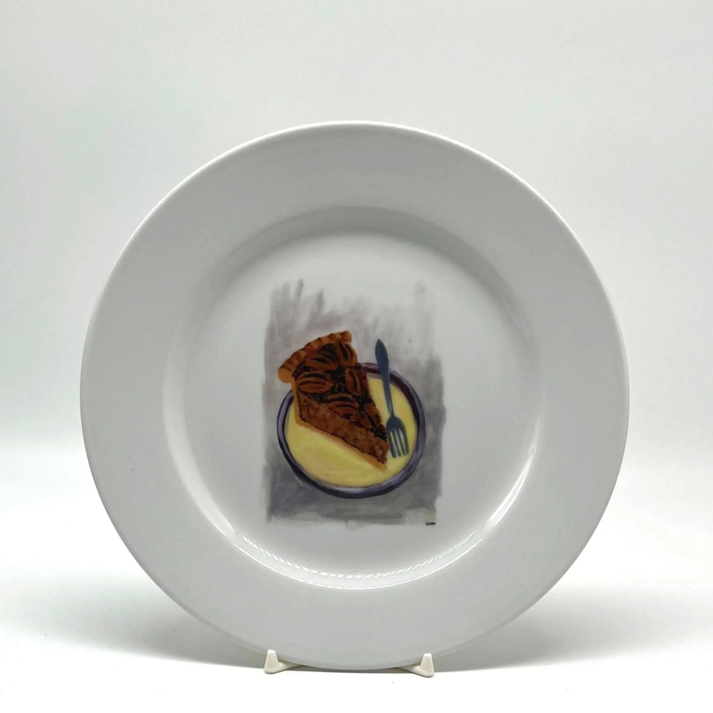 Pecan Pie Rim Plate, 8 1/4" JD & Company