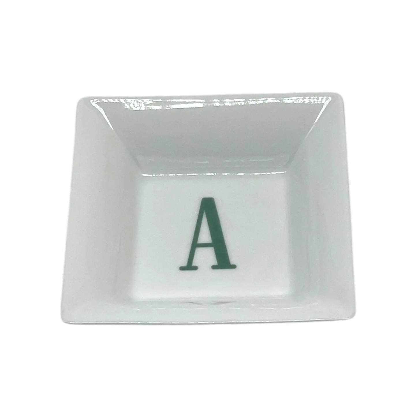 Square Catch-All Dish - Custom Monogram Faust Heirlooms