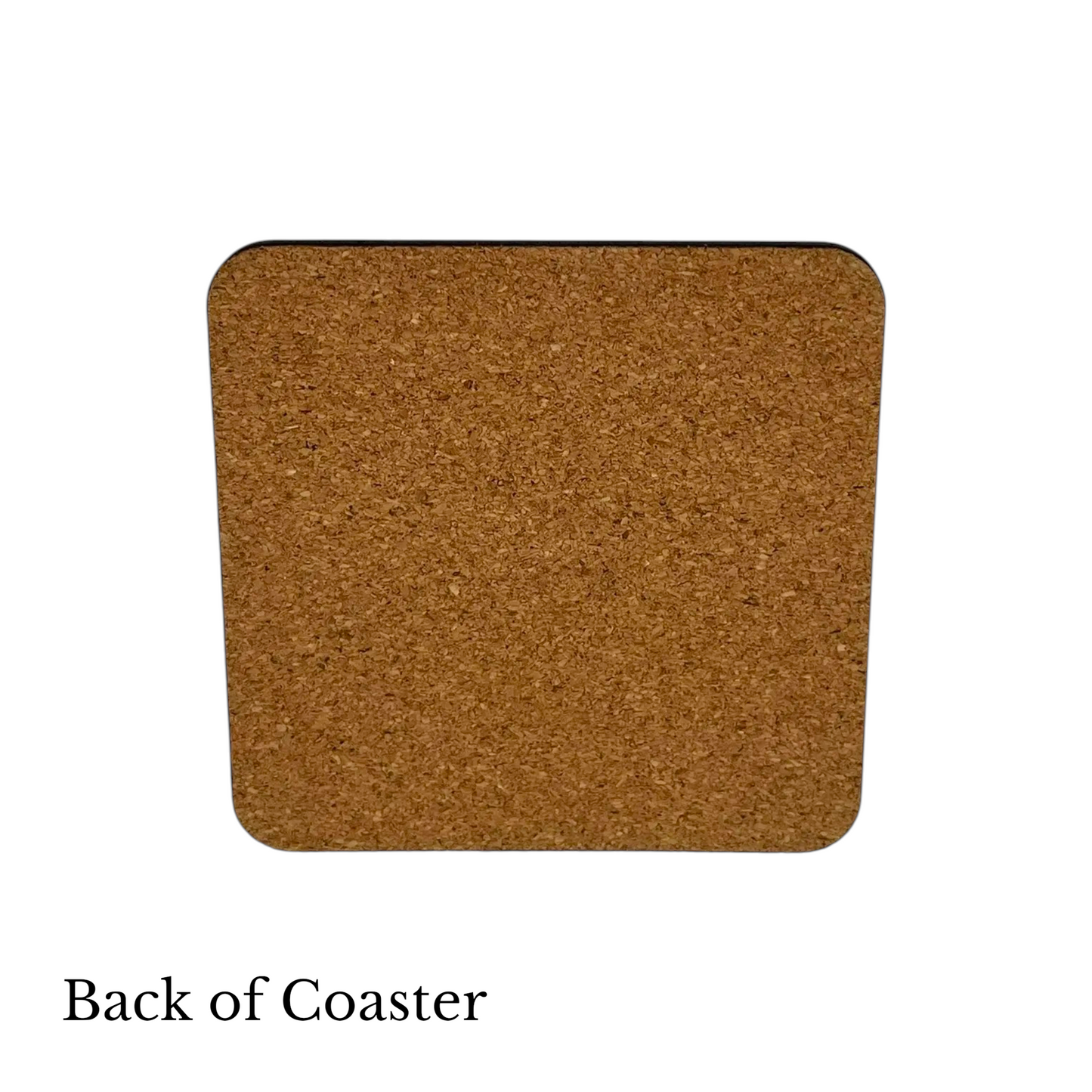 Beautiful Table Settings Square Coaster – 4" with Cork Backing