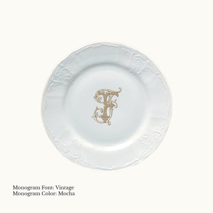 Bernadotte Bread & Butter Plate, 6 3/4" - Custom Monogram