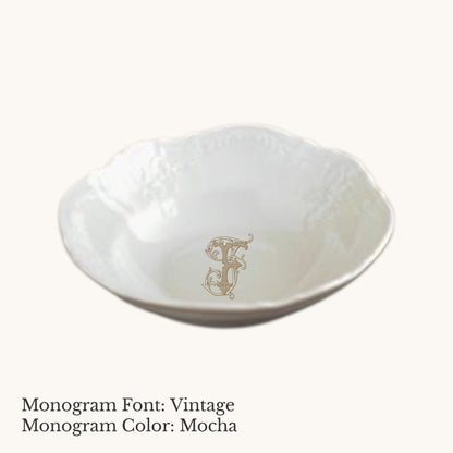 Bernadotte Fruit Saucer, 5" - Custom Monogram