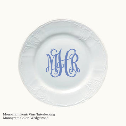 Bernadotte Salad Plate, 7 5/8" - Custom Monogram