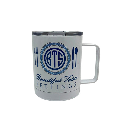 Beautiful Table Settings Stainless Steel Mug, 10 oz.