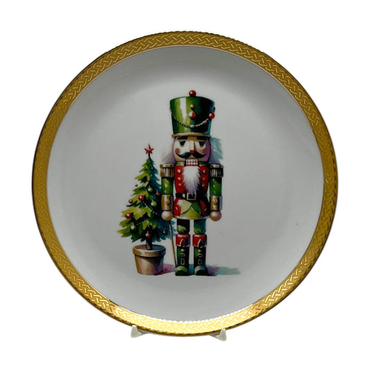 Nutcracker Porcelain Plate, 8"