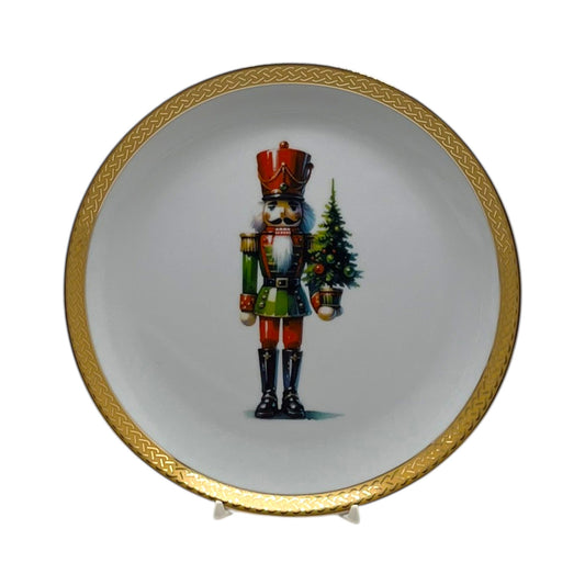 Nutcracker Porcelain Plate, 8"