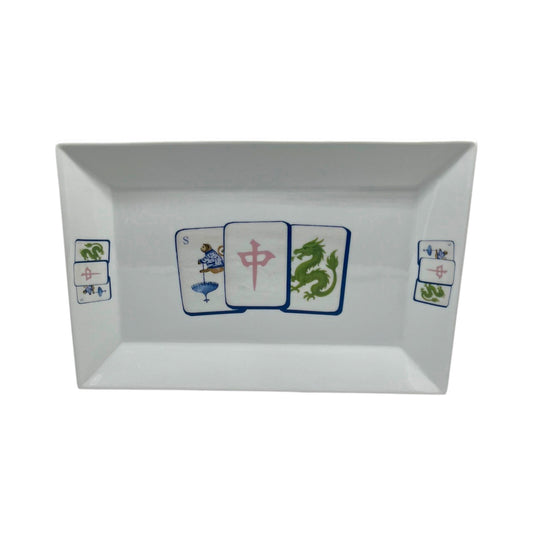 Lucky Trio Mahjong Platter