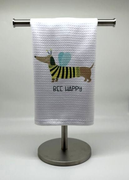 BEE Happy Kitchen Towel - Dachshund