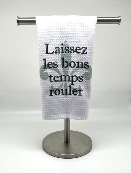 Laissez Les Bons Temps Rouler Kitchen Towel