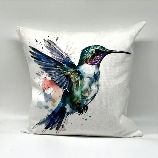 Hummingbird Throw Pillow