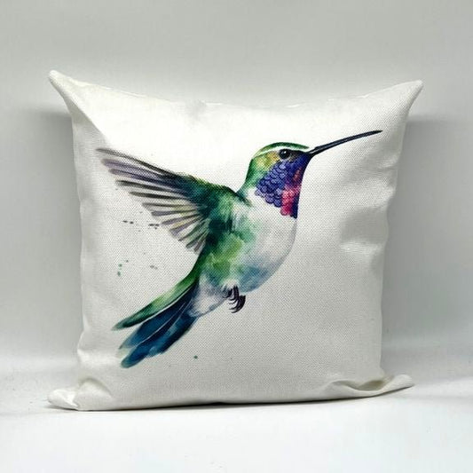 Hummingbird Throw Pillow