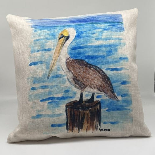 Pelican Throw Pillow