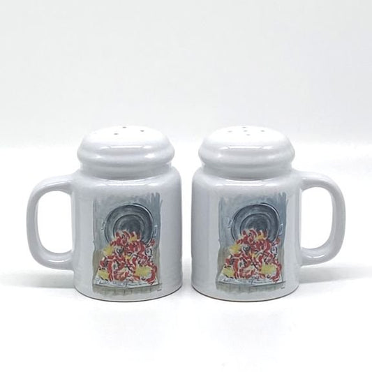 Crawfish Boil Salt & Pepper Shakers (range style)