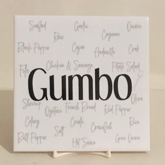 Gumbo Trivet, 6" 