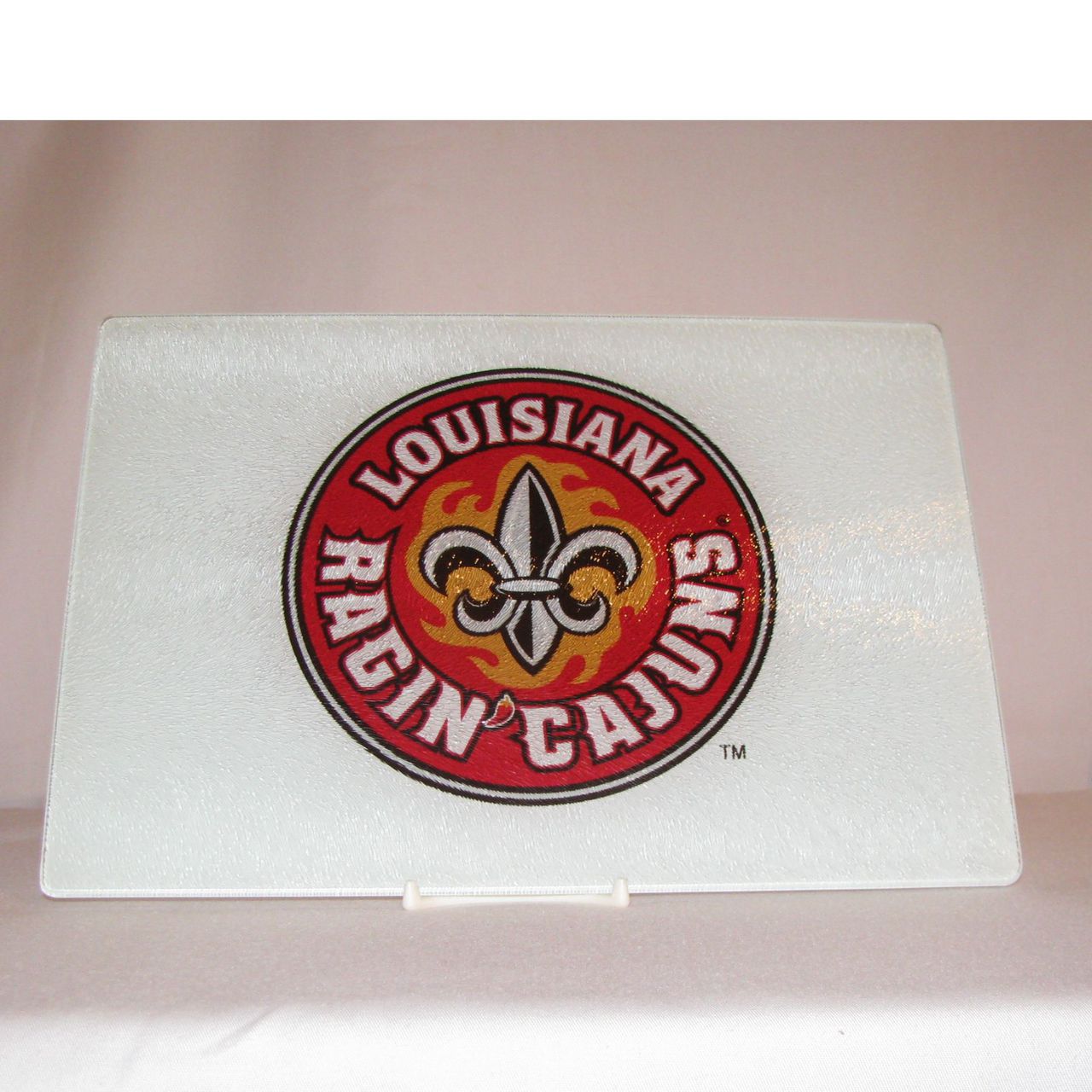 Louisiana Ragin' Cajuns Glass Cutting Board