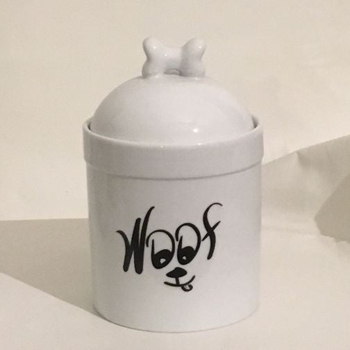 WOOF Dog Treat Jar 