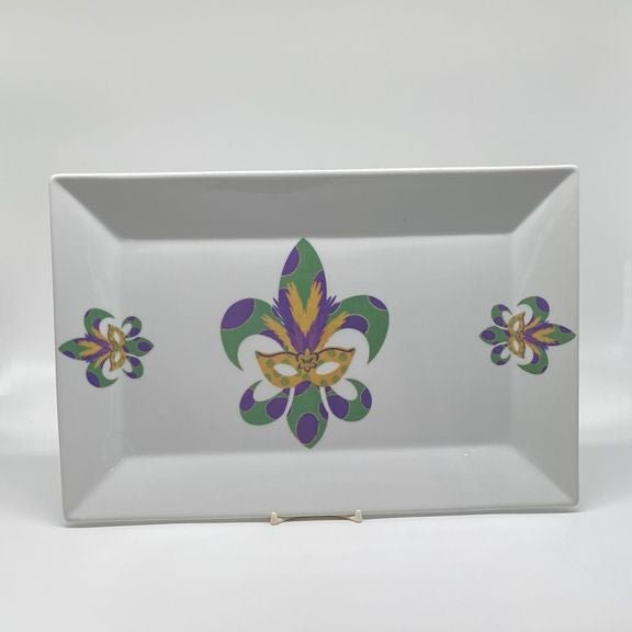 Fleur de Lis Platter