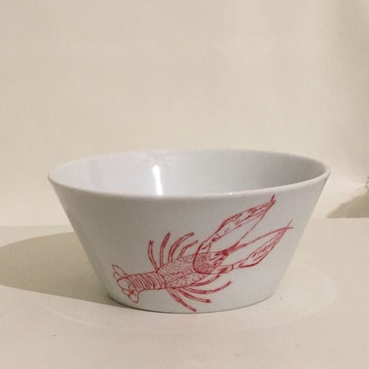 Crawfish Flared Styled Bowl, 6 3/8"