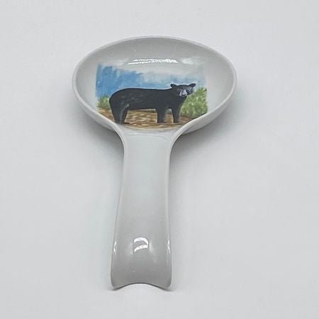 Black Bear Spoon Rest