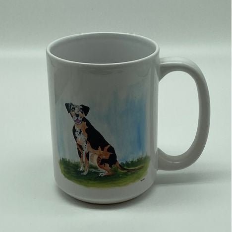 Catahoula Hound Mug, 15 oz.