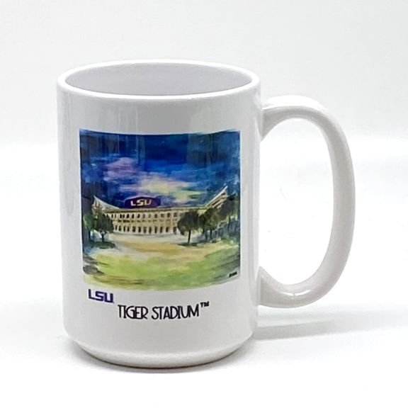 LSU Tiger Stadium Mug, 15 oz.