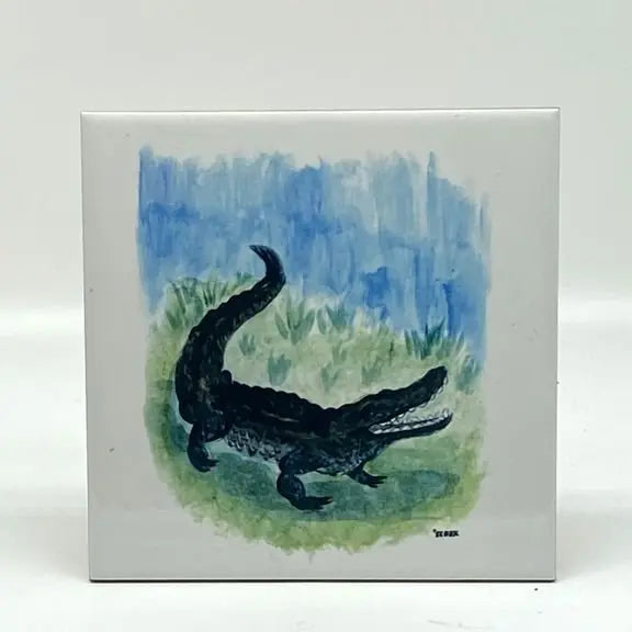 Alligator Square Trivet, 6" JD & Company