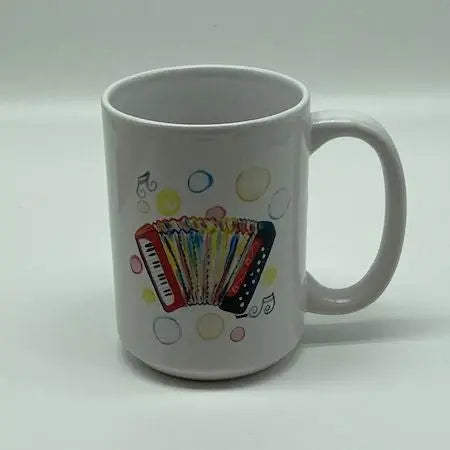 Cajun Accordion Mug, 15 oz.  